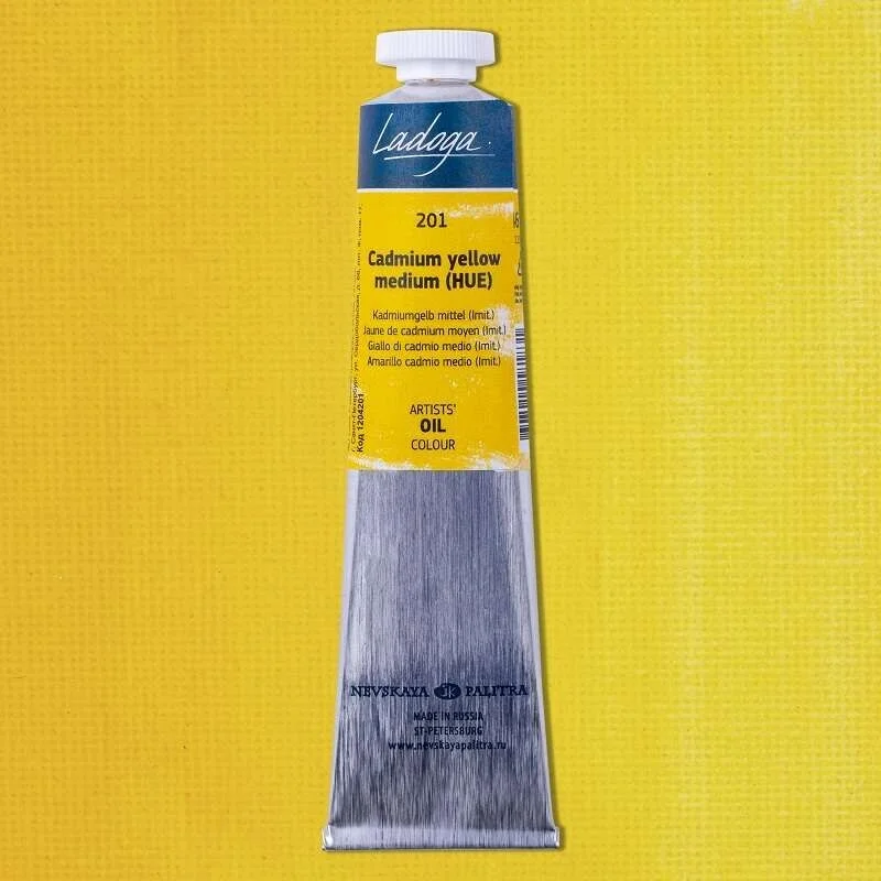 St. Petersburg Ladoga Yağlı Boya 46 ml. 201 Cadmium Yellow Medium (Hue)