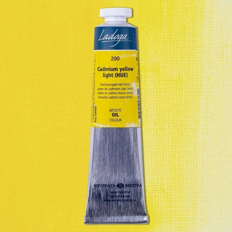 St. Petersburg Ladoga Yağlı Boya 46 ml. 200 Cadmium Yellow Light Hue