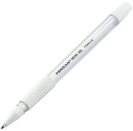 Pensan Neon Jel Kalem 1.0 mm. BEYAZ