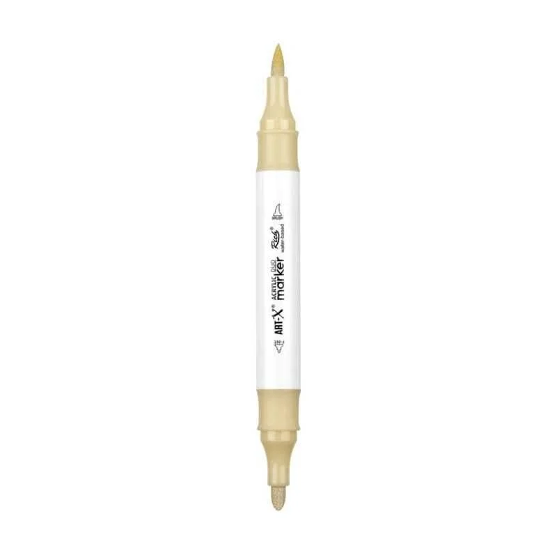 Rich Art-X Acrylic Duo Marker Çift Uçlu Su Bazlı Boyama Markörü No:211 Keten