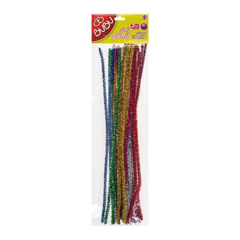 Bubu Simli Şönil 30 cm. 20'li Paket