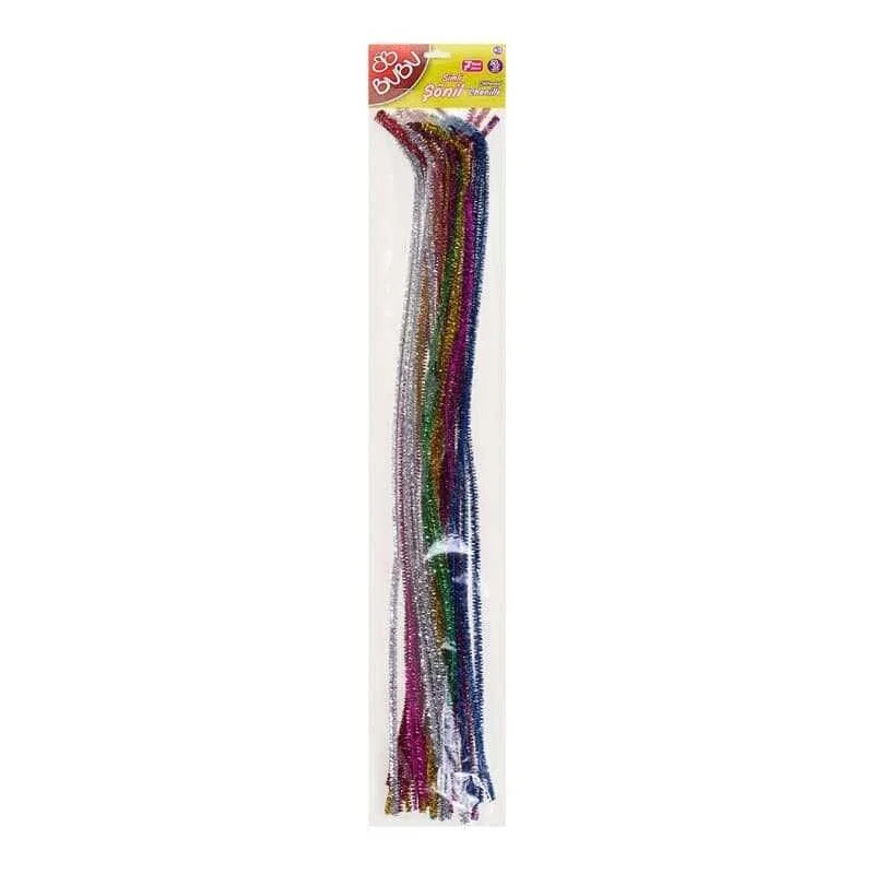 Bu-Bu Şönil Simli 50Cm 20'li (Bu-Bu-SON004)