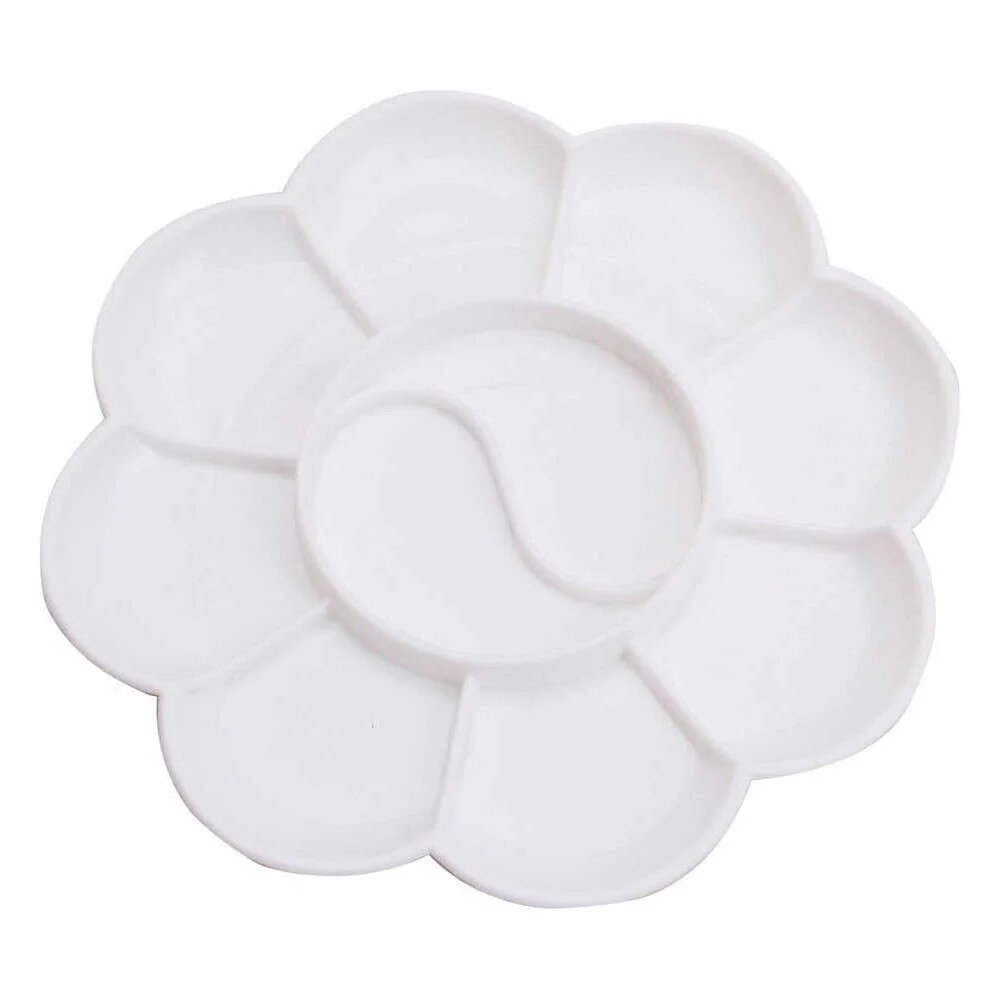 Hobi Market Art Plastik Papatya Palet  13 cm. 10 Godeli