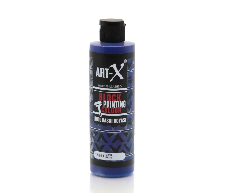 Rich Art-X Su Bazlı Linol Baskı Boyası 240 cc. MAVİ