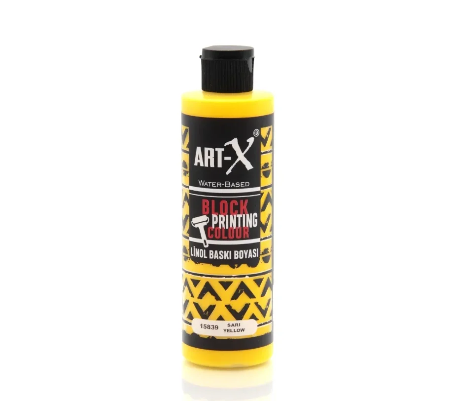 Rich Art-X Su Bazlı Linol Baskı Boyası 240 cc. SARI
