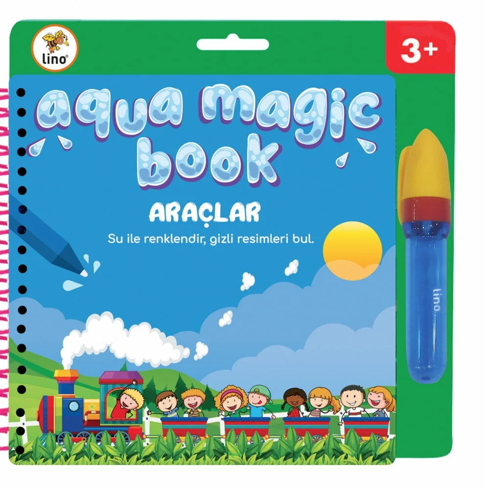 Lino Aqua Magic Book Sihirli Boyama Kitabı ARAÇLAR