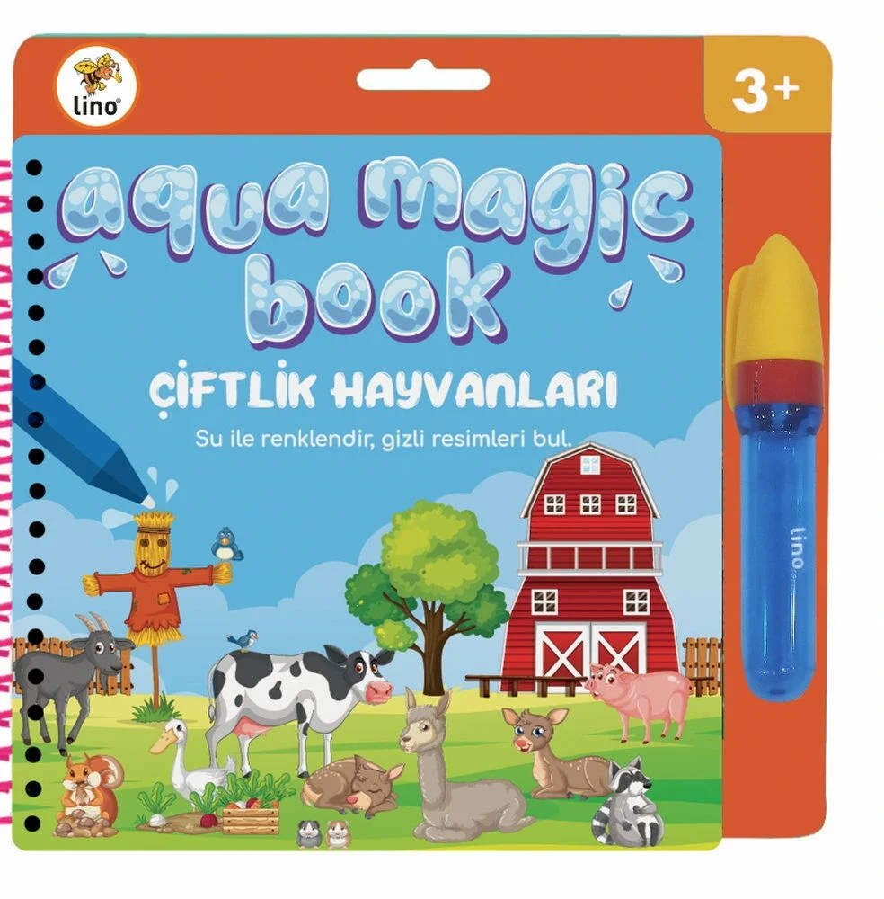Lino Aqua Magic Book Sihirli Boyama Kitabı ÇİFTLİK