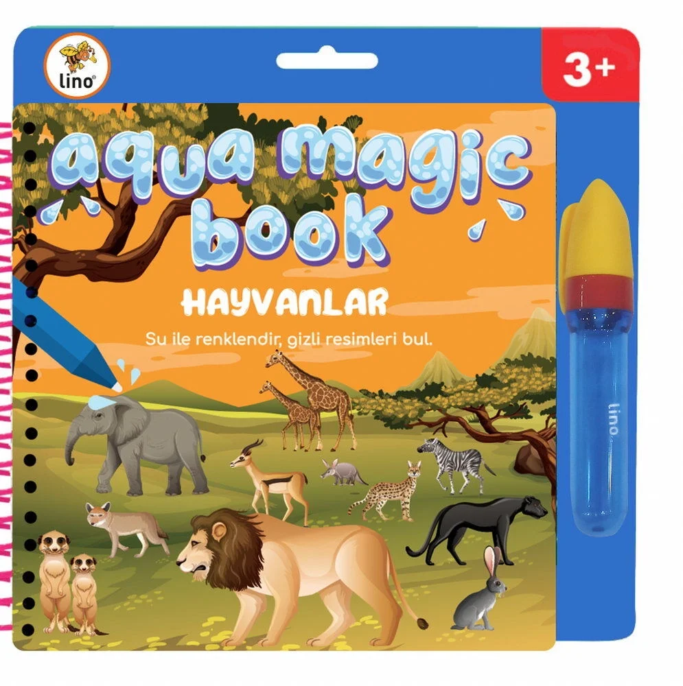 Lino Aqua Magic Book Sihirli Boyama Kitabı HAYVANLAR