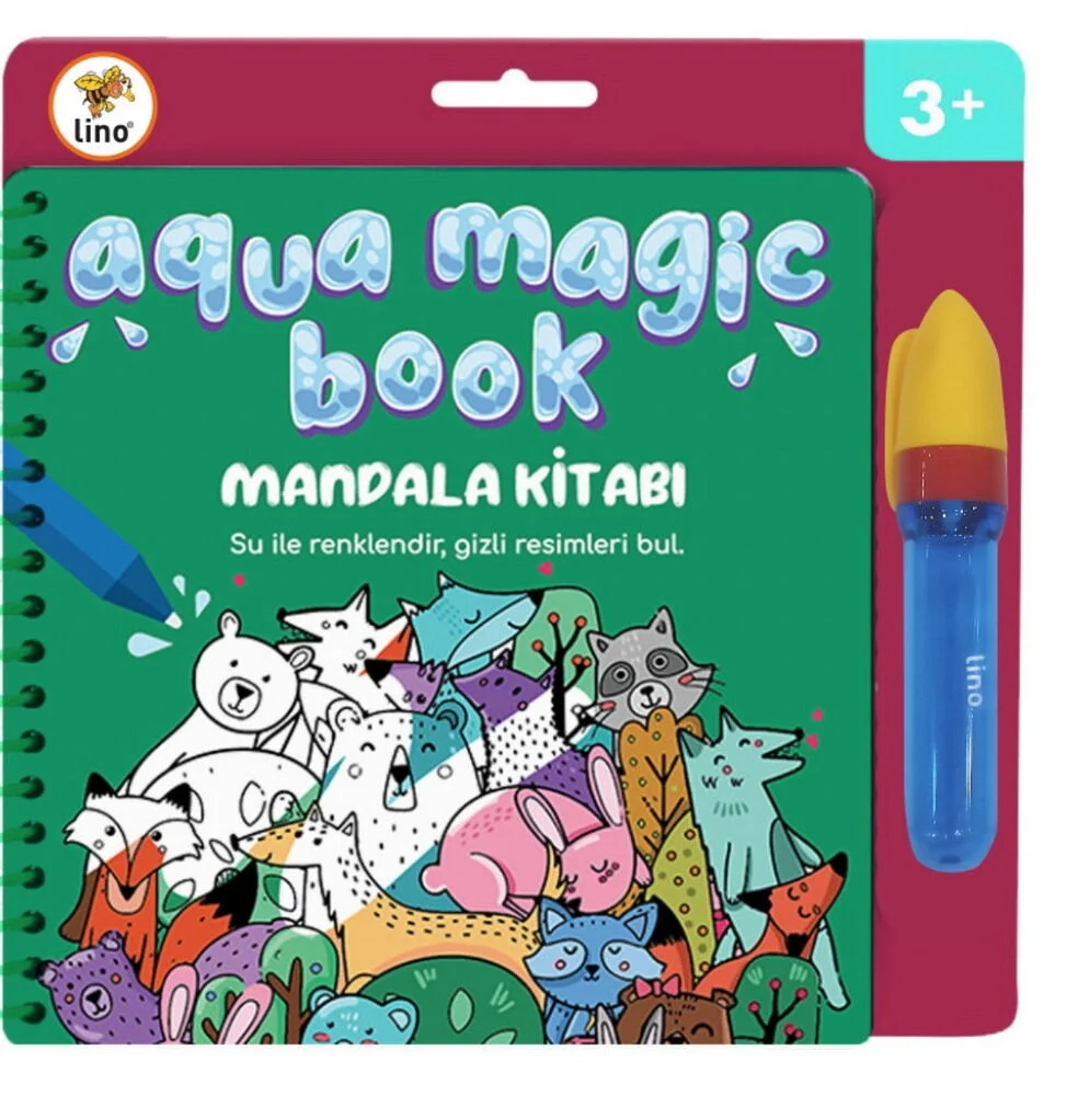 Lino Aqua Magic Book Sihirli Boyama Kitabı MANDALA