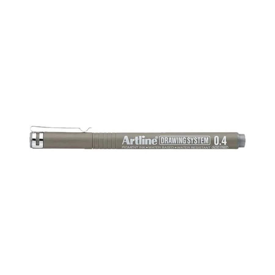 Artline Drawing System Teknik Çizim Kalemi 0.4 mm. Grey