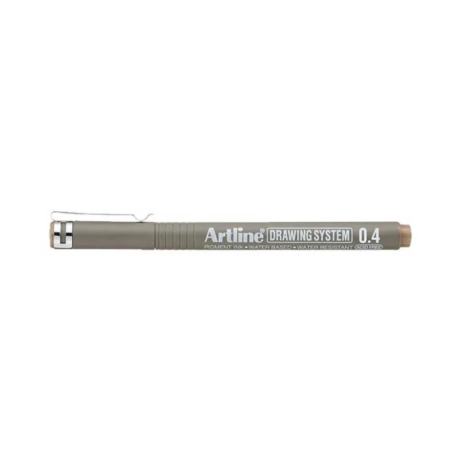 Artline Drawing System Teknik Çizim Kalemi 0.4 mm. Pale Brown