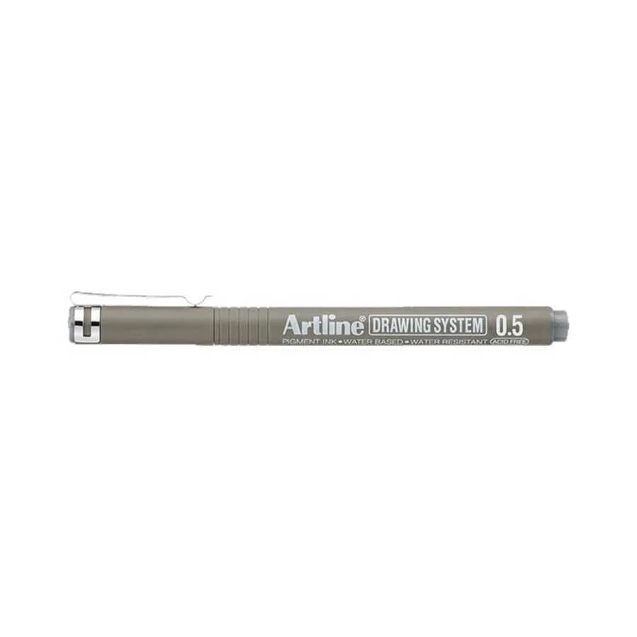 Artline Drawing System Teknik Çizim Kalemi 0.5 mm. Grey