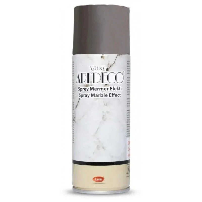 Artdeco Akrilik Sprey Mermer Efekti 200 ml. Gümüş 980
