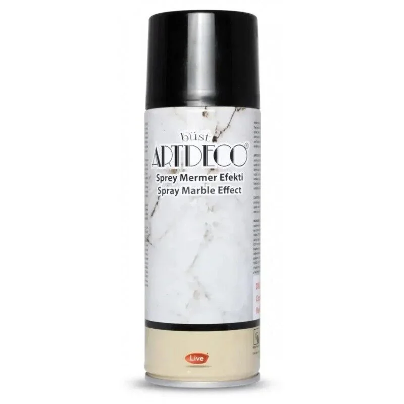 Artdeco Akrilik Sprey Mermer Efekti 200 ml. Siyah 790