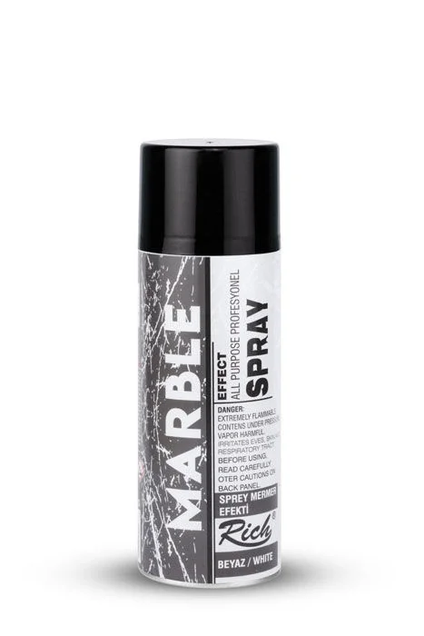 Rich Marble Effect Sprey Mermer Efekti 200 ml. BEYAZ