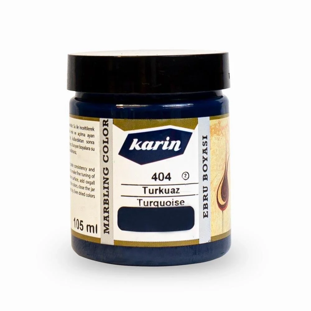 Karin Ebru Boyası 105 ml. 404 Turkuaz