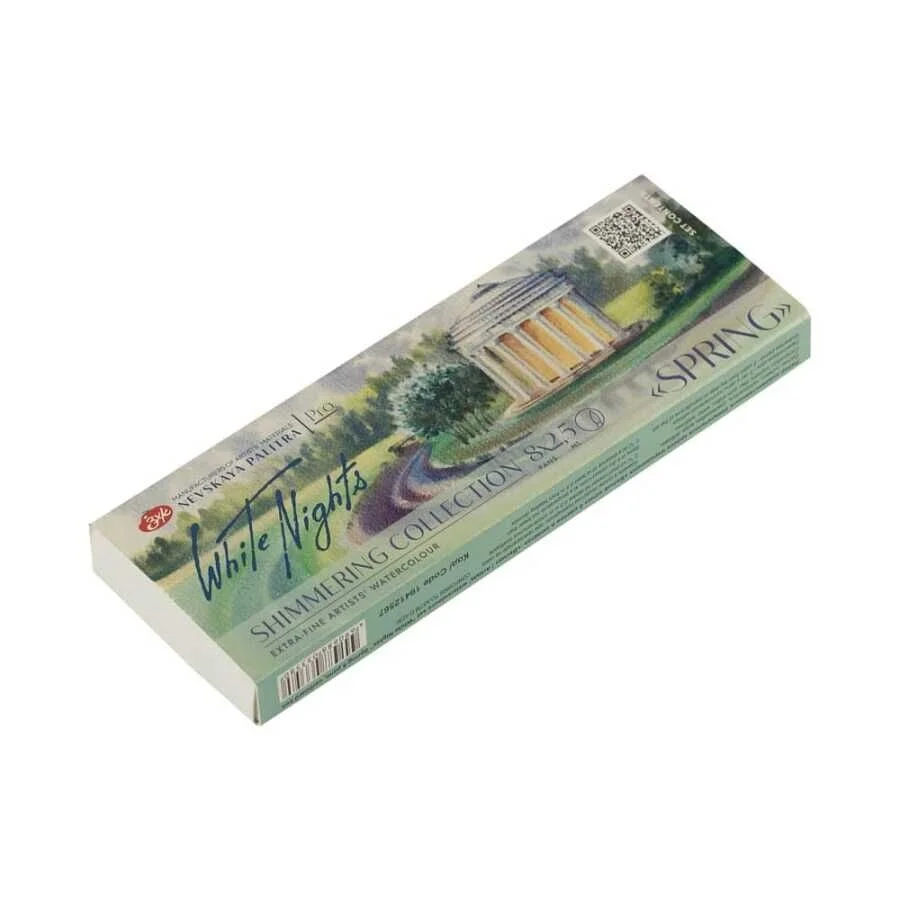 St. Petersburg White Nights Shimmering Collection Tablet Sulu Boya Seti 8 Renk Spring