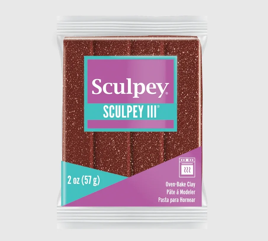 Sculpey III Polimer Kil 320 Garnet Glitter (Simli)
