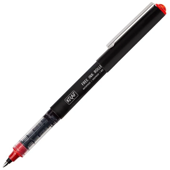 Kraf Roller Kalem 0.7 mm. KIRMIZI