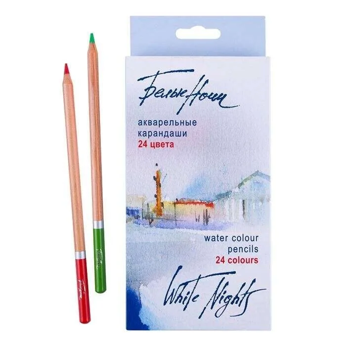 St. Petersburg White Nights Aquarell Sulu Boya Kalemi Seti 24 Renk