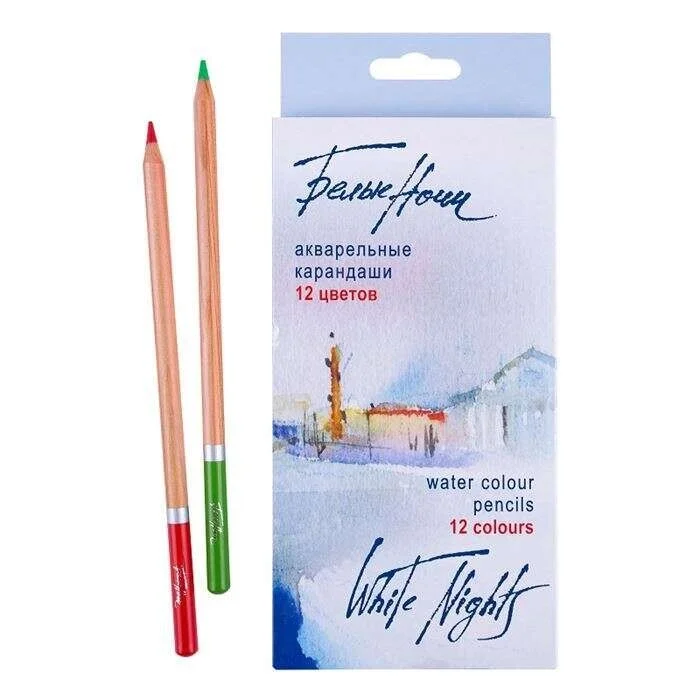 St. Petersburg White Nights Aquarell Sulu Boya Kalemi Seti 12 Renk