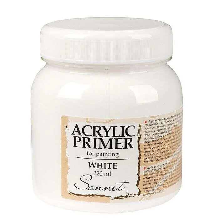 St. Petersburg Sonnet Gesso 220 ml. White (Beyaz)