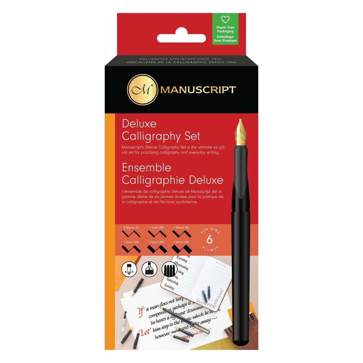 Manuscript Deluxe Kaligrafi Kalemi Seti 6'lı Karton Kutu