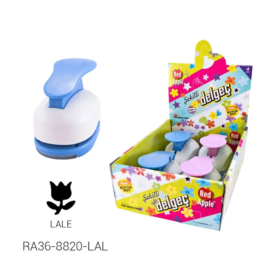 Red Apple Mega Boy Şekilli Delgeç Şekilgeç 2'' (5 cm.) LALE