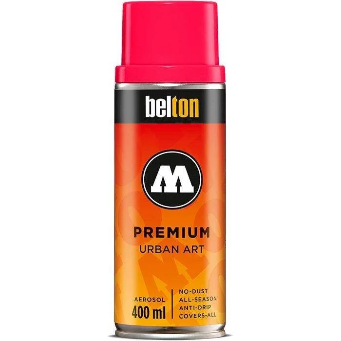 Molotow Belton Premium Sprey Boya 400 ml. 017 Tornado Red