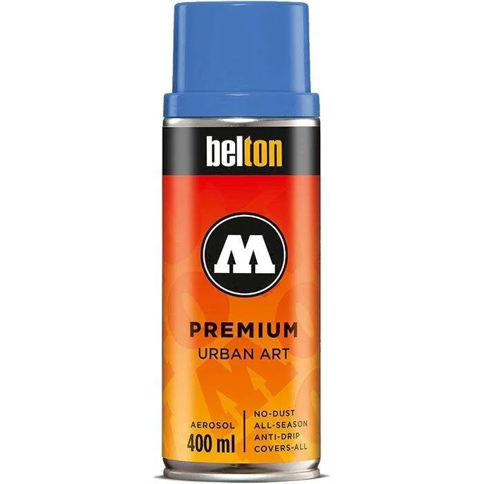 Molotow Belton Premium Sprey Boya 400 ml. 101 Wild Wane Blue