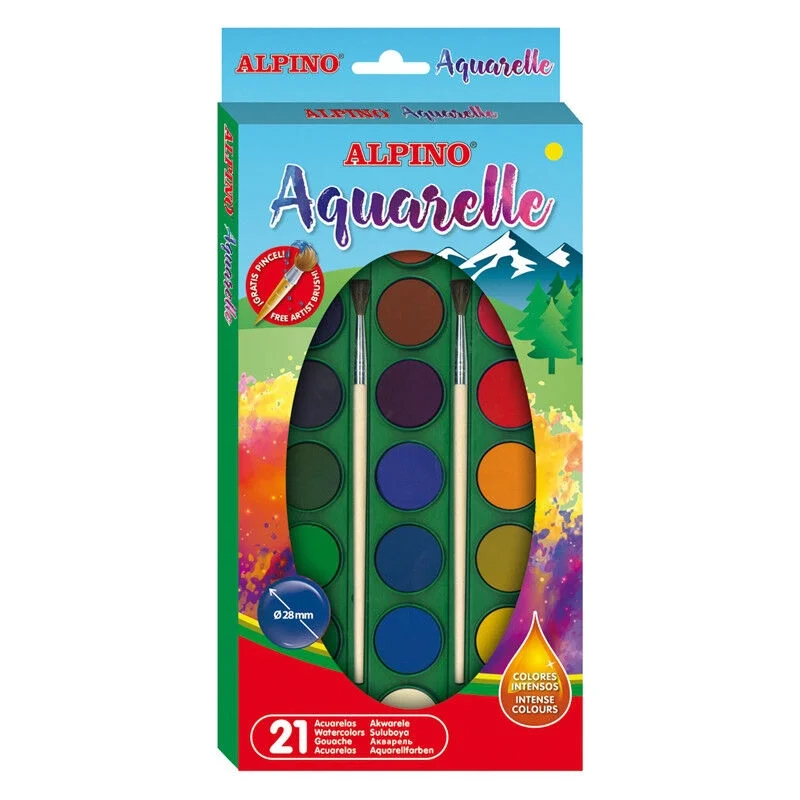 Alpino Sulu Boya 21 Renk (AQ-02)