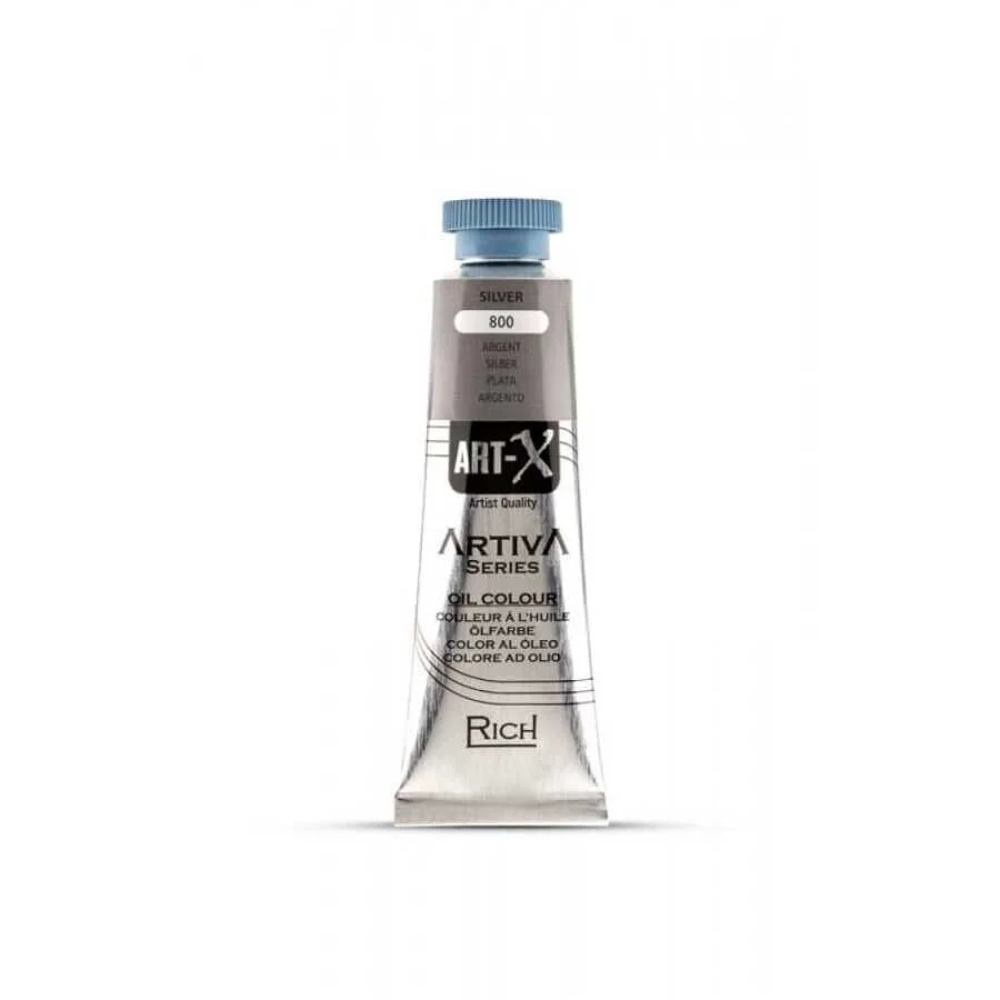 Rich Art-X Artiva Yağlı Boya 37 ml. 800 Silver