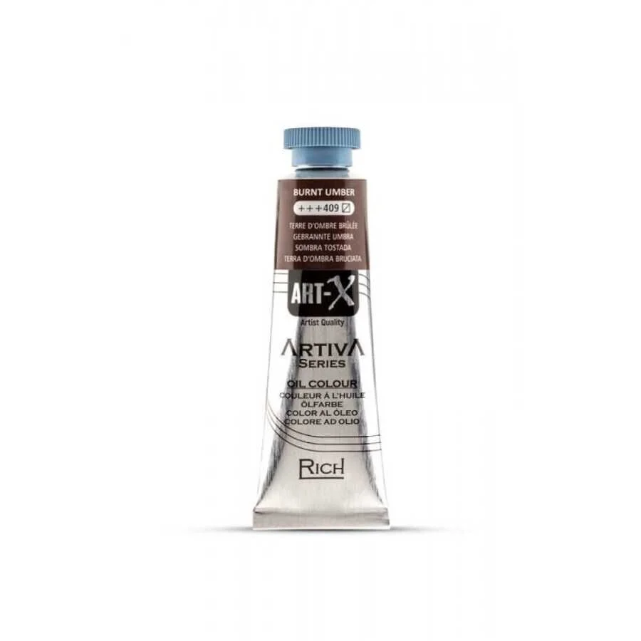 Rich Art-X Artiva Yağlı Boya 37 ml. 409 Burnt Umber