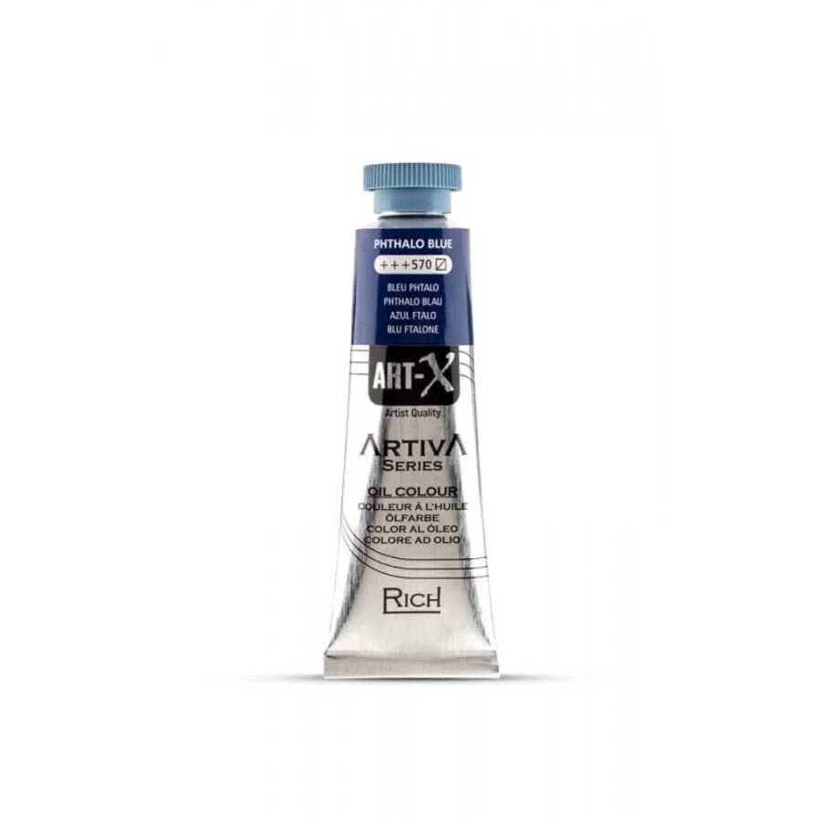 Rich Art-X Artiva Yağlı Boya 37 ml. 570 Phthalo Blue