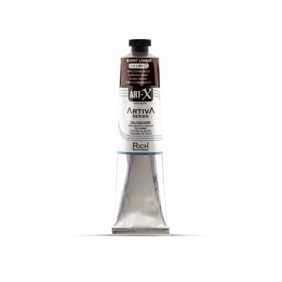 Rich Art-X Artiva Yağlı Boya 200 ml. 409 Burnt Umber