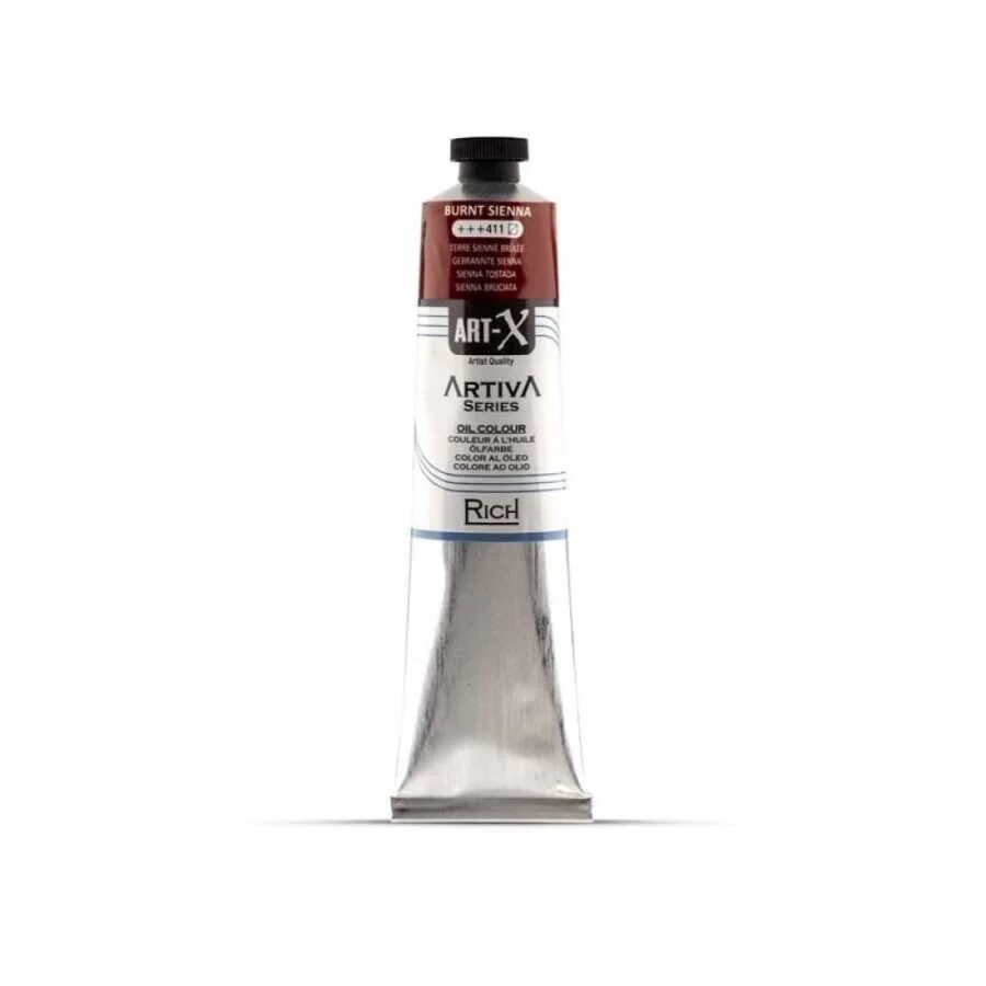 Rich Art-X Artiva Yağlı Boya 200 ml. 411 Burnt Sienna