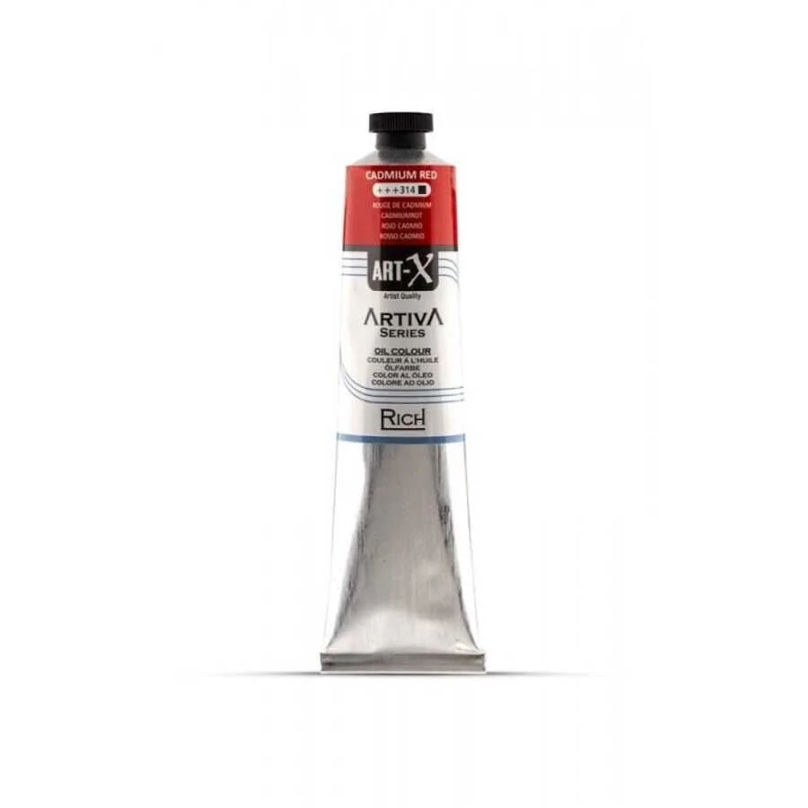 Rich Art-X Artiva Yağlı Boya 200 ml. 314 Cadmium Red Hue