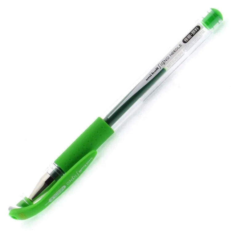 Uni-ball Signo Needle 0.38 İğne Uçlu Jel Kalem ÇİM YEŞİLİ