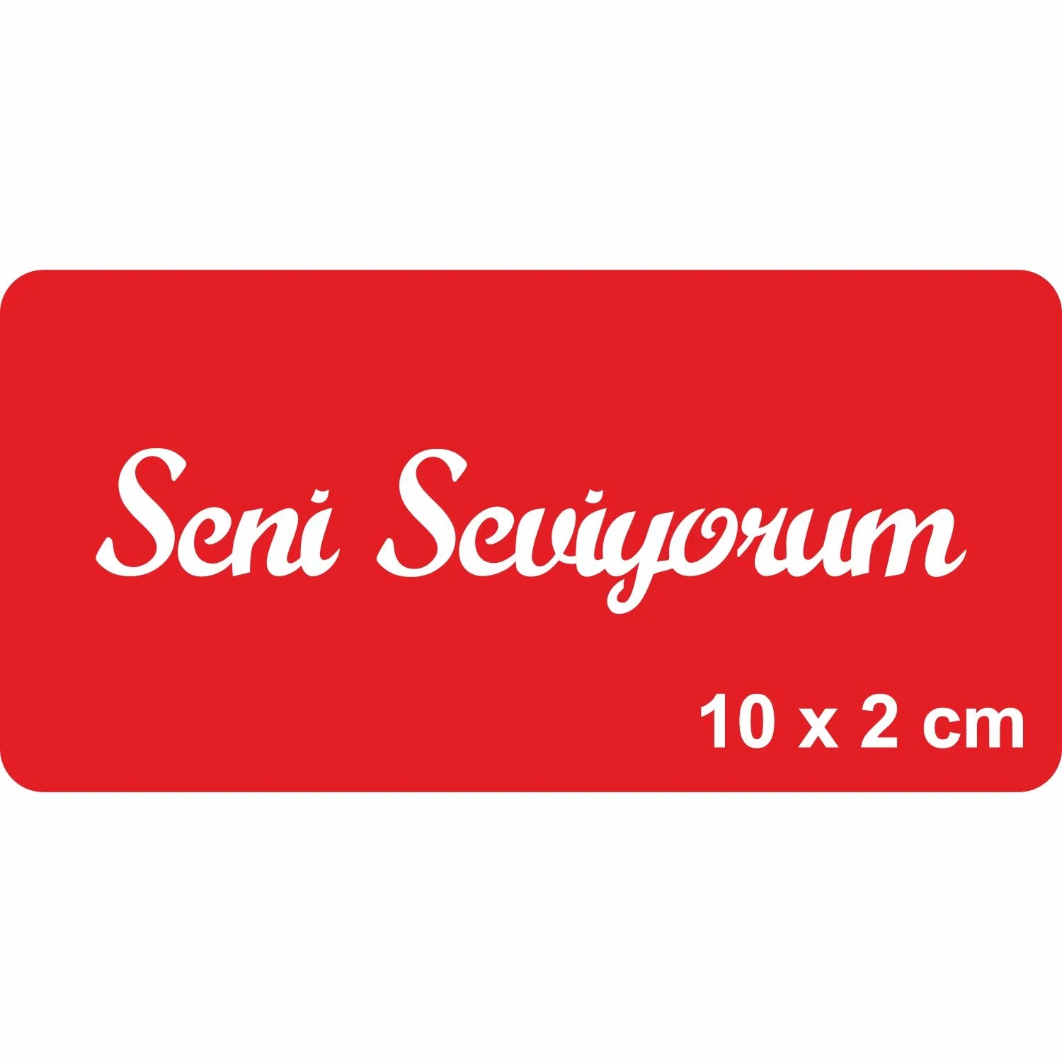 Seni Seviyorum Yazısı Tattoo Geçici Dövme Şablonları Kına Kalıpları