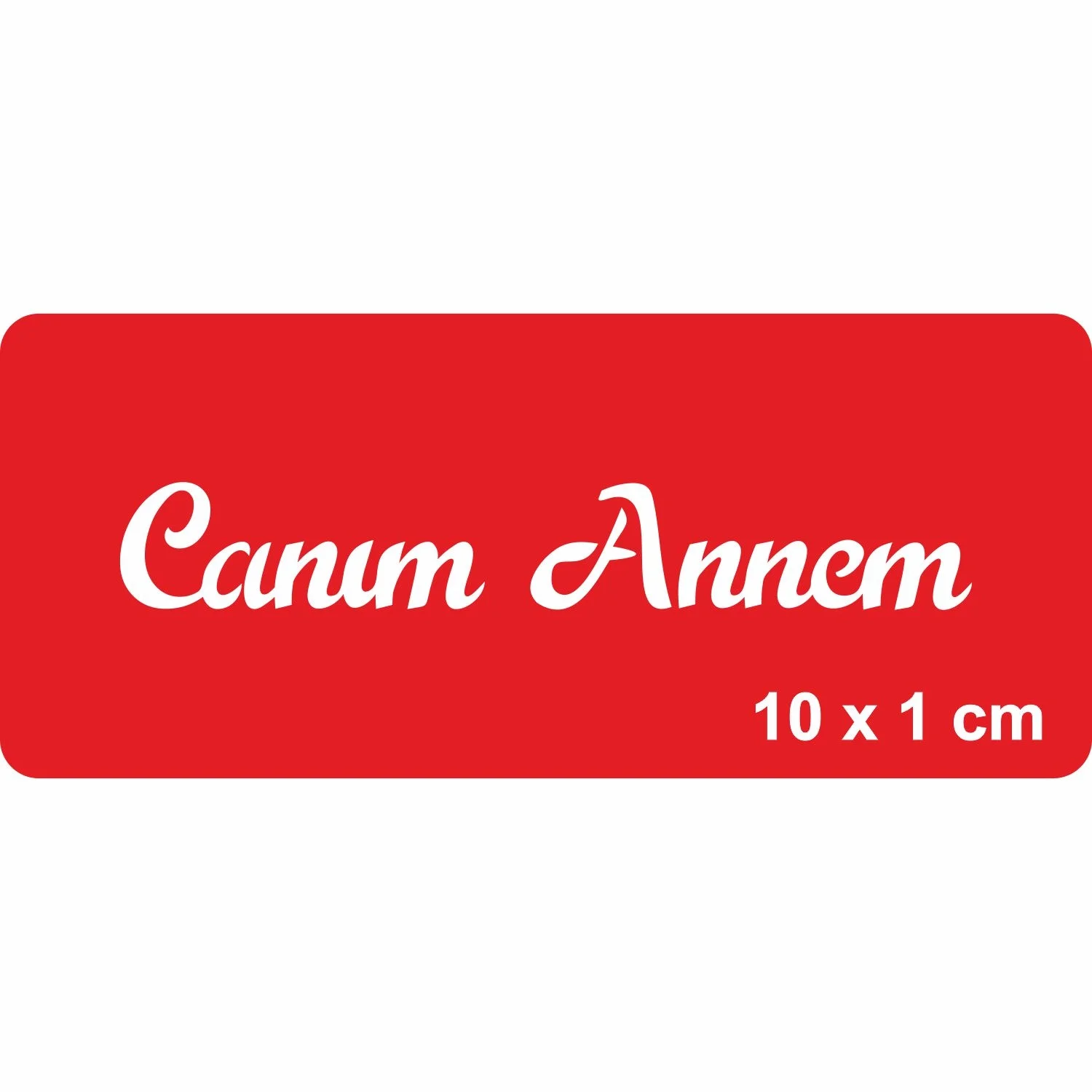 Canım Annem Yazısı Tattoo Geçici Dövme Şablonları Kına Kalıpları