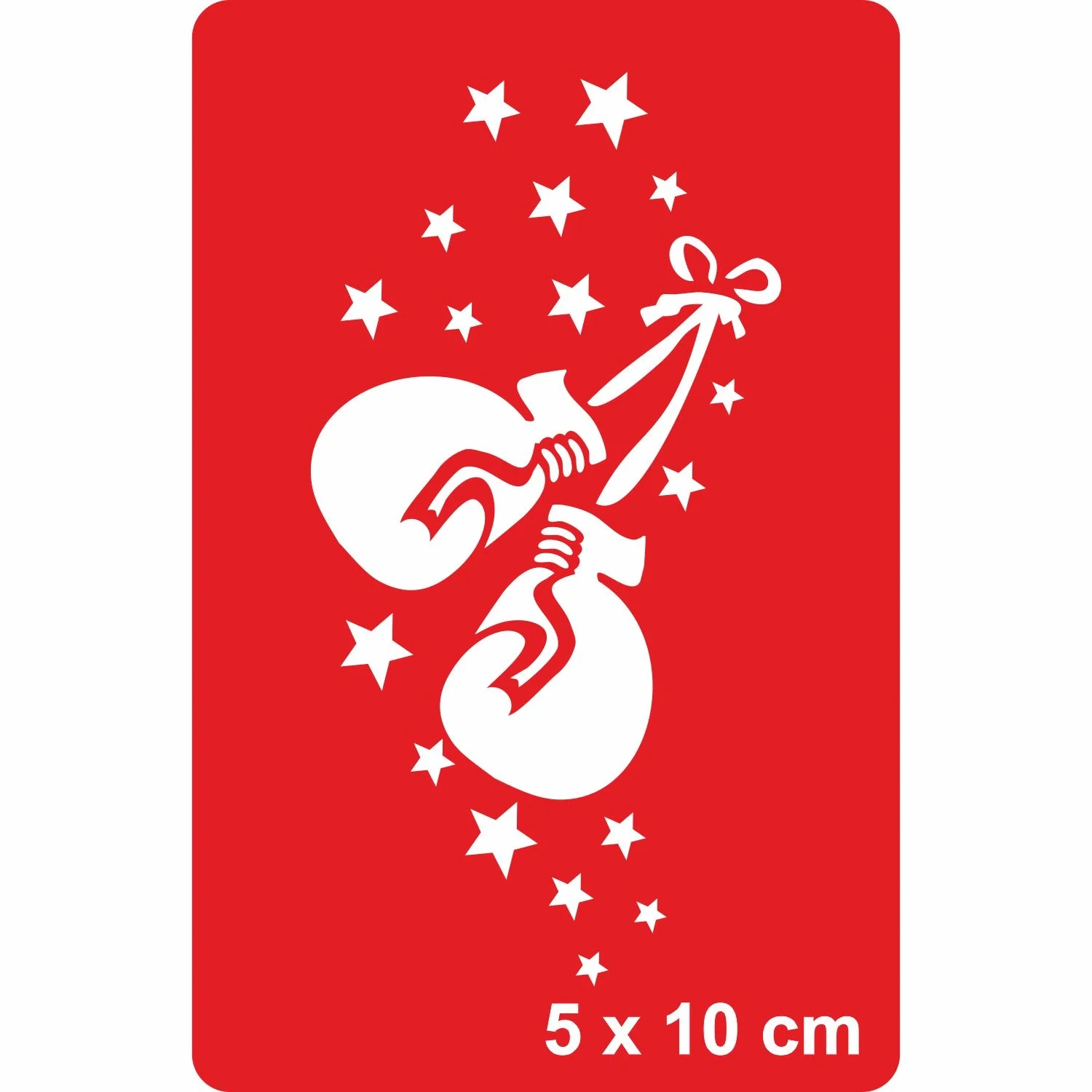 Boksun Parlayan Yıldızı Tattoo Geçici Dövme Şablonları Kına Kalıpları