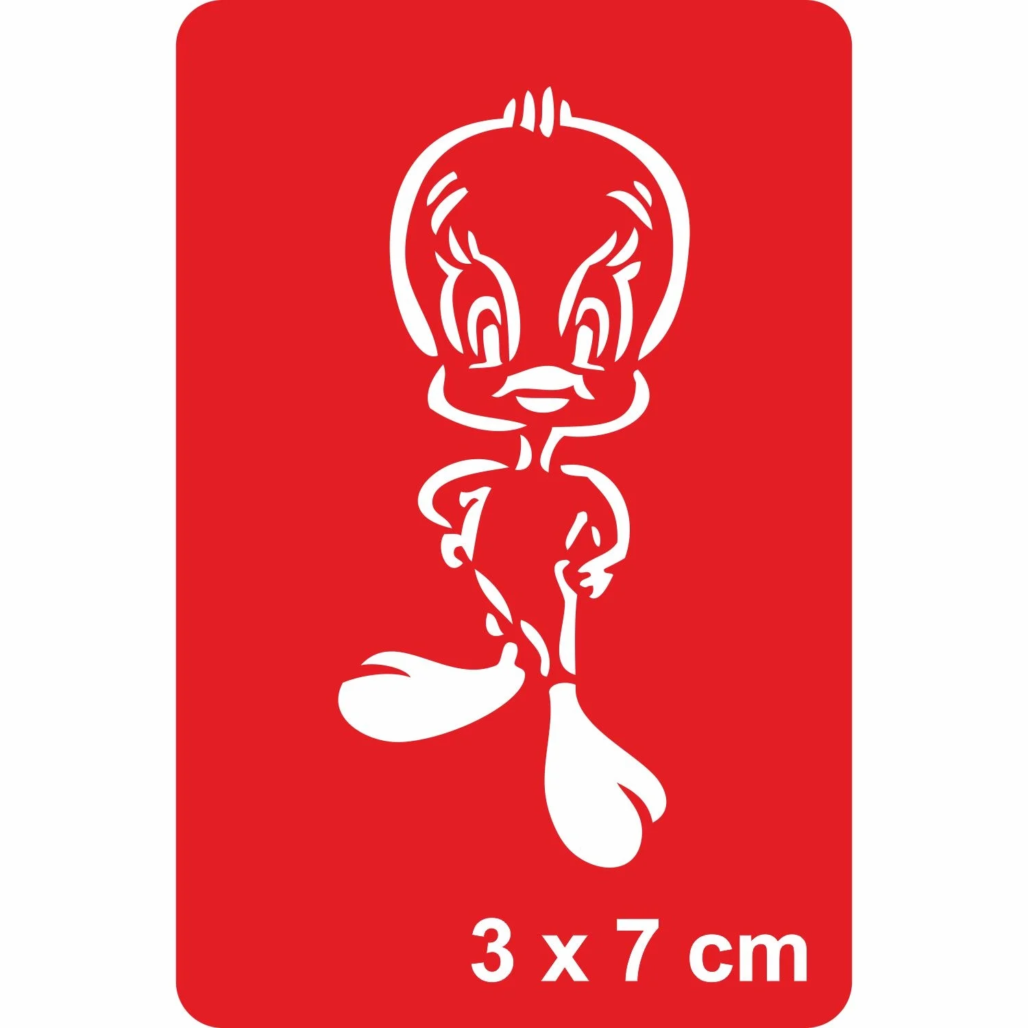 Sevimli kuş Tattoo Geçici Dövme Şablonları Kına Kalıpları