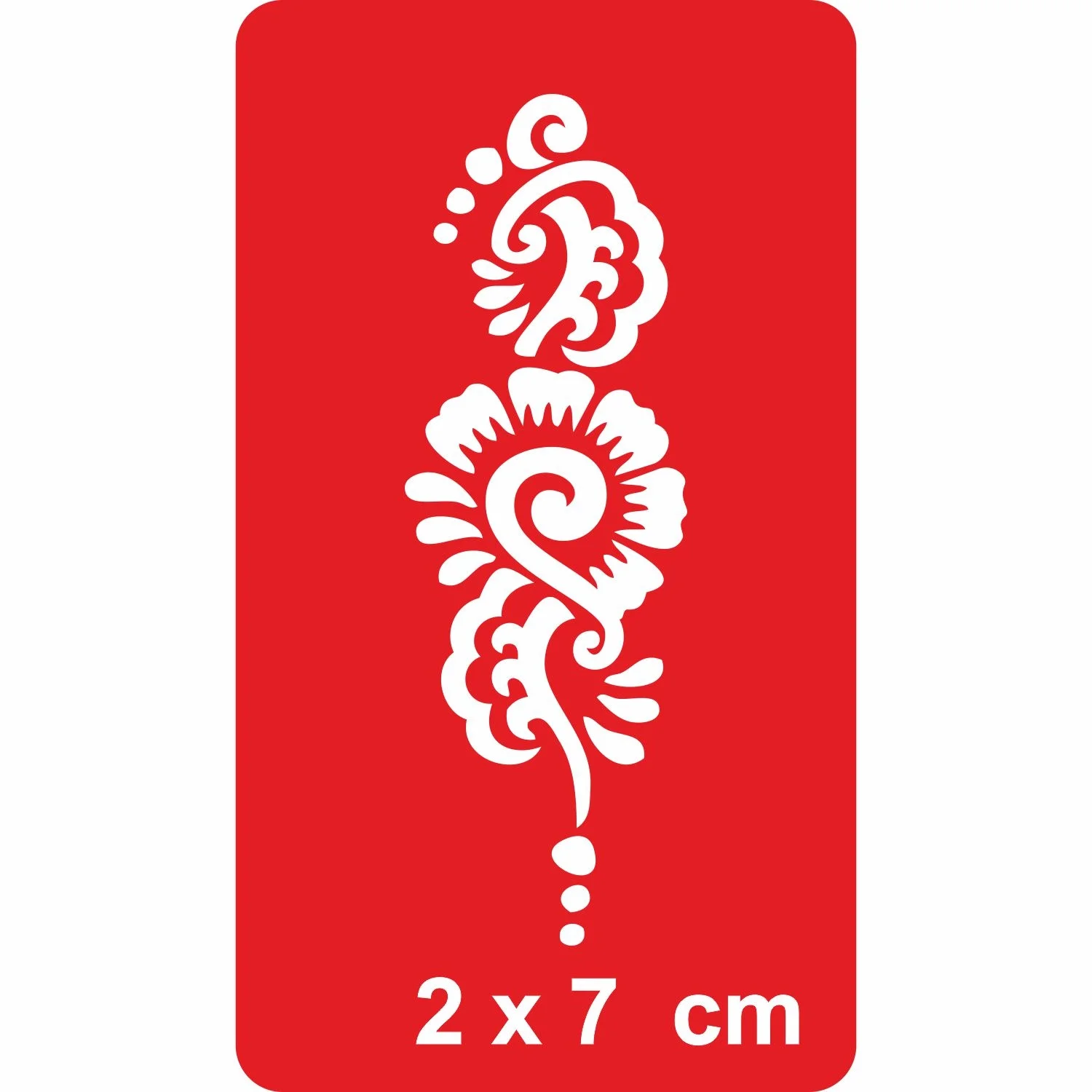 Arabesk Çiçek Tattoo Geçici Dövme Şablonları Kına Kalıpları
