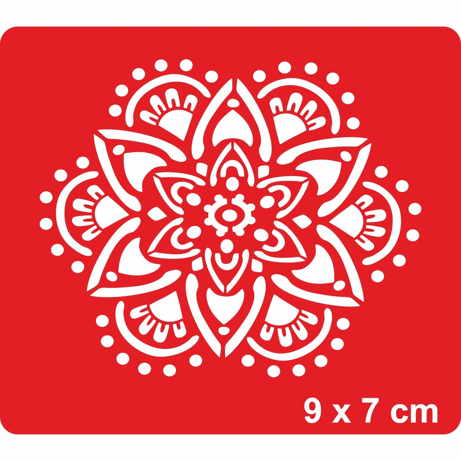 Mandala 352 Tattoo Geçici Dövme Şablonları Kına Kalıpları
