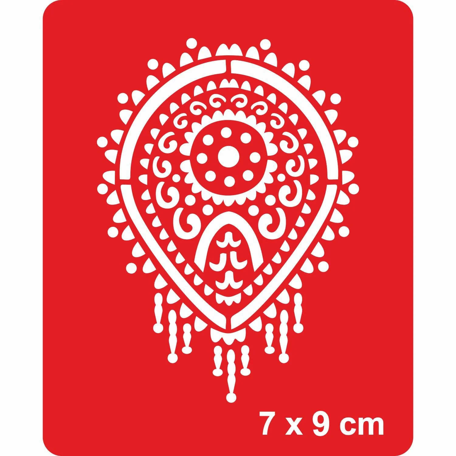 Mandala 361 Tattoo Geçici Dövme Şablonları Kına Kalıpları