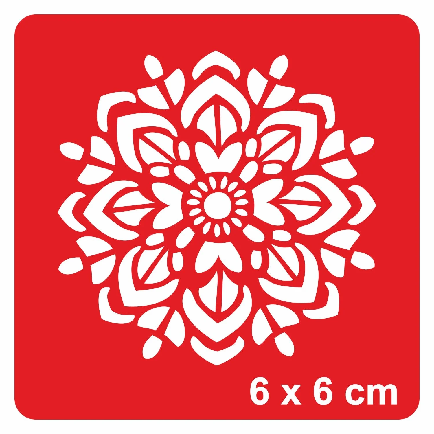 Mandala 362 Tattoo Geçici Dövme Şablonları Kına Kalıpları