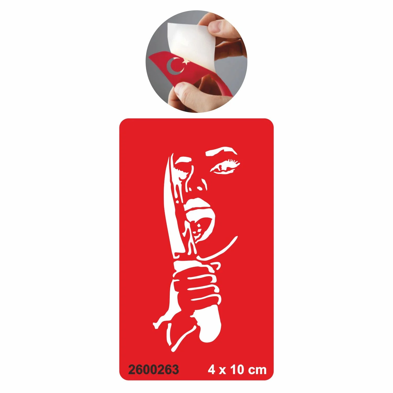 Bıçak Yalayan Kadın  Tattoo Geçici Dövme Şablonları Kına Kalıpları
