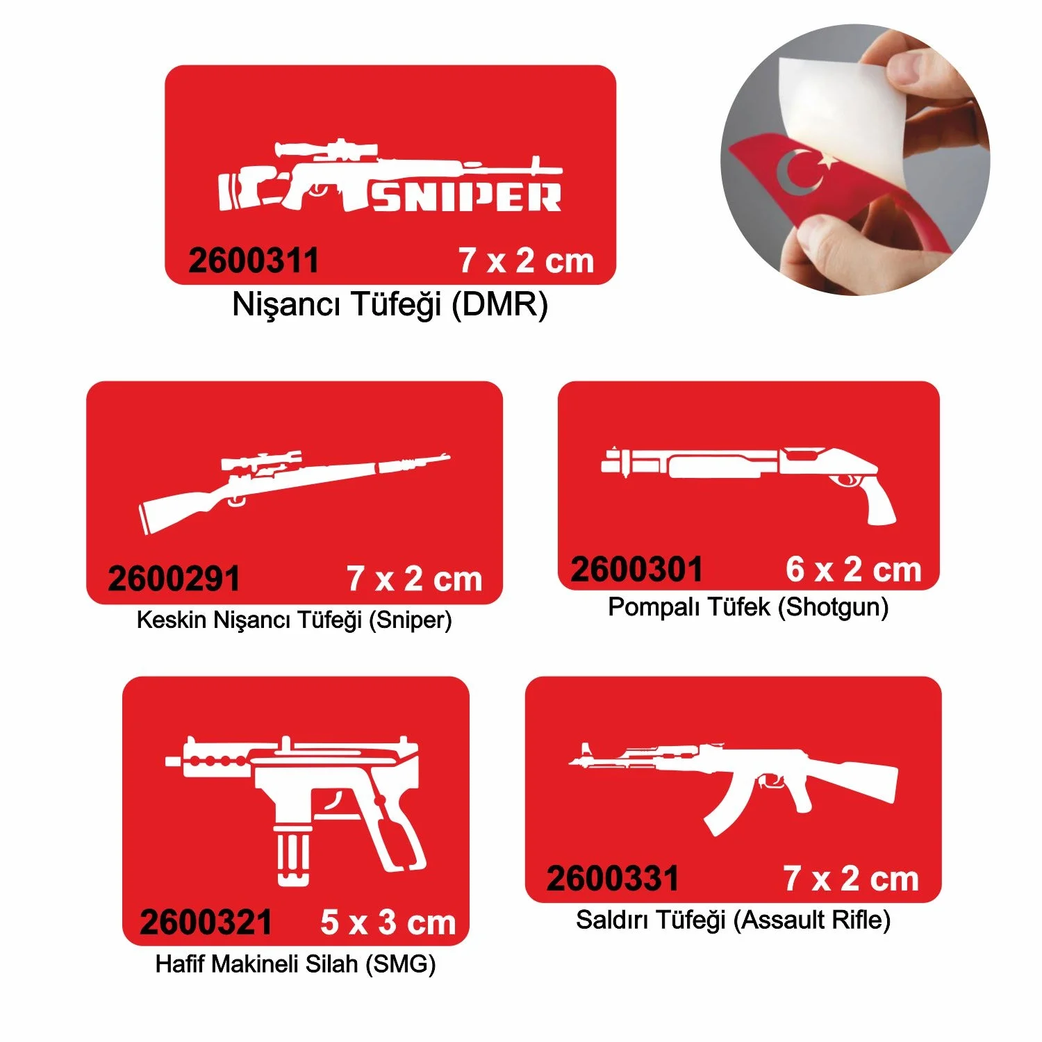 Silah Modelleri Dövme Şablonu Kına Deseni