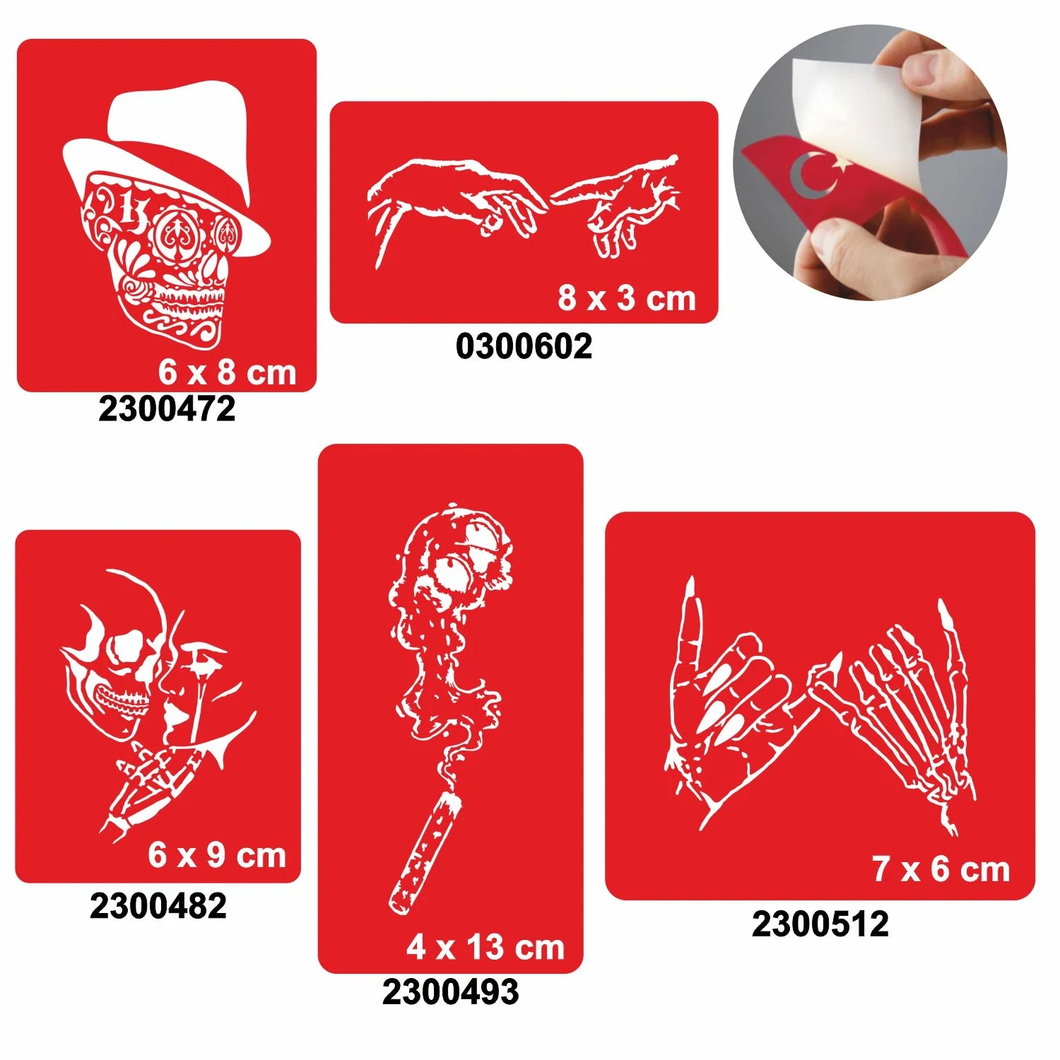 Kafatası Modelleri Dövme Şablonu Kına Deseni