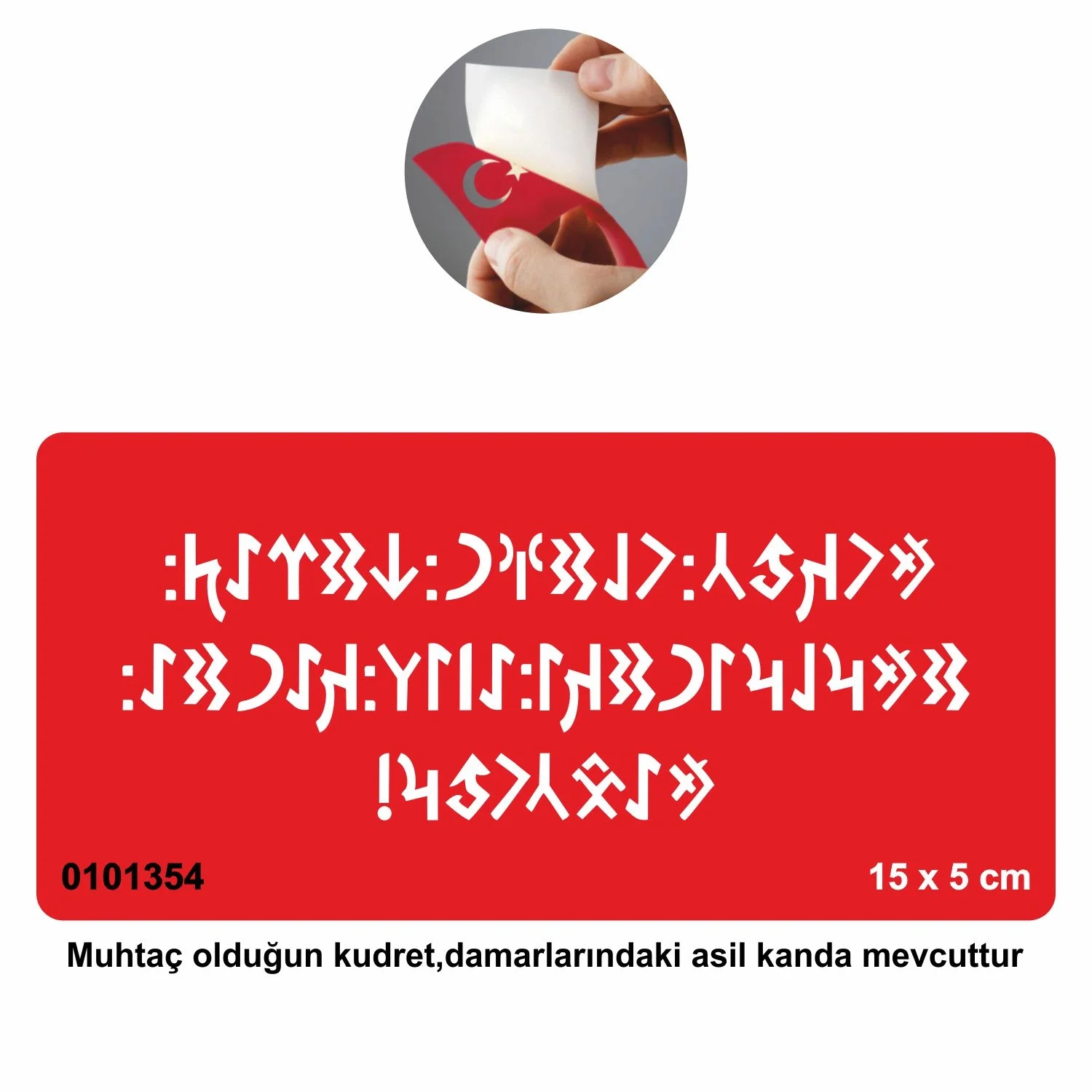 Ey!Türk Gençliği  Tattoo Geçici Dövme Şablonları Kına Kalıpları